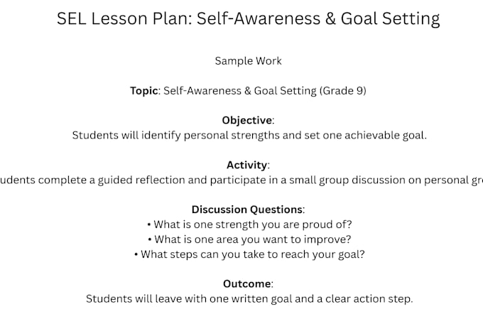 create a custom sel curriculum or program